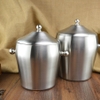 Xô Đá Inox #304 Bóng Cao Cấp Giữ Nhiệt Không Quai 2 Lớp Dày - 1.2 L