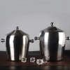 Xô Đá Inox #304 Bóng Cao Cấp Giữ Nhiệt Không Quai 2 Lớp Dày - 1.2 L