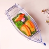 Thuyền Khay Nhựa ABS Đa Năng Sushi - Sashimi Phong Cách Nhật Bản [ Màu Trắng ]
