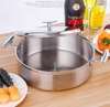 Nồi Lẩu Inox #304 Cao Cấp Dày 3 Lớp [ Màu Bạc Inox ]