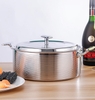 Nồi Lẩu Inox #304 Cao Cấp Dày 3 Lớp [ Màu Bạc Inox ]