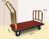 Xe Đẩy Hàng Lý Khách Sạn WS-02