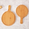 Khay Gỗ Tròn Đựng Bánh Pizza Có Tay Cầm GW01 [ Nhiều Kích Thước ]