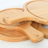 Khay Gỗ Tròn Đựng Bánh Pizza Có Tay Cầm GW01 [ Nhiều Kích Thước ]