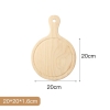 Khay Gỗ Tròn Đựng Bánh Pizza Có Tay Cầm GW02 [ Nhiều Kích Thước ]
