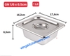 Khay Inox GN 1/6 _ Khay Buffet  Đa Năng [ Hàng Loại 1 ]