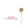 Sét Dao Muỗng Nĩa Đũa Inox #304 Cao Cấp T4 [ Màu Vàng Trắng ]