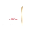 Sét Dao Muỗng Nĩa Đũa Inox #304 Cao Cấp T10 [ Màu Gold ]