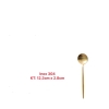 Sét Dao Muỗng Nĩa Đũa Inox #304 Cao Cấp T10 [ Màu Gold ]