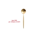 Sét Dao Muỗng Nĩa Đũa Inox #304 Cao Cấp T10 [ Màu Gold ]