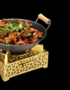 Bếp Cồn Gang Cao Cấp - Mạ Vàng
