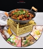 Bếp Cồn Gang Cao Cấp - Mạ Vàng