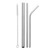 Sét 3 Ống Hút Inox #304 + Cọ Rửa [ Kích Thước : 21cm ]