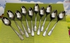 Sét 10 Muỗng Ăn Lớn Inox Cán Chữ V [ Kích Thước : 4.3cm x 20.4cm ] _ Thép Không Gỉ