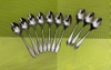 Sét 10 Muỗng Cafe Inox Cán Nhọn [ Kích Thước : 3cm x 13.6cm ]