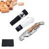 Sét 3 Dụng Cụ Khui Rượu Beer Inox Đa Năng [ Tặng Kèm Hộp Bao Da ]