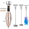 Máy Đánh Trứng, Tạo Bọt Sữa,Cafe Cầm Tay 2 Trong 1 Inox Cao Cấp #304 [ Kèm Cọ ]