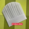 Nón Giấy _ Mũ Giấy Đầu Bếp - Bếp Trường [ Loại Tròn ]