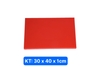 Thớt Nhựa Công Nghiệp Chữ Nhật [ Kích Thước: 30cm x 40cm x 1cm ]