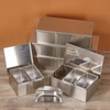 Hũ Gia Vị _ Khay Gia Vị Topping Chữ Nhật Inox #304 [ Từ 3 Ngăn _ 4 Ngăn _ 5 Ngăn _ 6 Ngăn ]