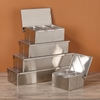 Hũ Gia Vị _ Khay Gia Vị Topping Chữ Nhật Inox #304 [ Từ 3 Ngăn _ 4 Ngăn _ 5 Ngăn _ 6 Ngăn ]
