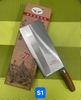 Dao Chặt Xương Cán Gỗ S1 - S2 [ Thép Không Gỉ ]