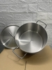Nồi Inox 2 Quai Cao Cấp 3 Đáy _ Dung Tích: 6.3 Lít _ [ Kích Thước: 26cm x 15cm ]