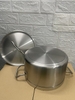 Nồi Inox 2 Quai Cao Cấp 3 Đáy _ Dung Tích: 6.3 Lít _ [ Kích Thước: 26cm x 15cm ]