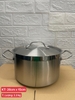 Nồi Inox 2 Quai Cao Cấp 3 Đáy _ Dung Tích: 6.3 Lít _ [ Kích Thước: 26cm x 15cm ]