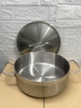 Nồi Inox 2 Quai Cao Cấp 3 Đáy _ Dung Tích: 6Lít _ [ Kích Thước: 28cm x 9.5cm ]
