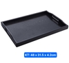 Khay Chữ Nhật _ Khay Phục Vụ Nhựa ABS Có Quai [ Loại Dày ]