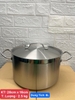 Nồi Inox 2 Quai Cao Cấp 3 Đáy _ Dung Tích: 8Lít _ [ KT: 28cm x 16cm ]