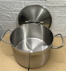 Nồi Inox 2 Quai Cao Cấp 3 Đáy _ Dung Tích: 4.9Lít _ [ KT: 24cm x 14cm ]