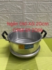 Chõ Hâp Xôi _ Đồ Hấp Xôi Nhôm Mạnh Hùng [ Kích Thước: 20cm ] _ HÀNG VIỆT NAM