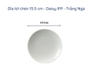 Dĩa Lót Chén 15.5cm Daisy Lys Trắng Ngà