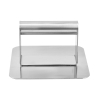 Dụng Cụ Ép Thịt Hamburger Chống Dính Inox #304 Vuông [ Kích Thước: 14cm x 14cm ]