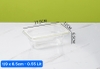 Khay Nhựa Đựng Buffet GN 1/9- [ Kích Thước: 17.4cm x 11cm ]