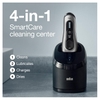 Máy cạo râu Braun Series 8 8457cc kèm bộ tỉa râu, smartcare