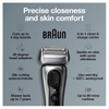 Máy cạo râu Braun Series 8 8457cc kèm bộ tỉa râu, smartcare