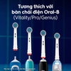 [Hộp 10c] Đầu bàn chải điện 9pmcare Ultra Thin & Soft tương thích Oral-B Vitality, Pro, Genius