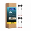 Đầu thay bàn chải điện 9pmcare Charcoal Daily Clean tương thích với Oral-B Vitality/Pro/Smart/Genius