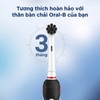 Đầu thay bàn chải điện 9pmcare Charcoal Daily Clean tương thích với Oral-B Vitality/Pro/Smart/Genius