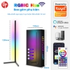 Đèn LED RGB đứng thông minh Tuya trang trí phòng khách, phòng làm việc (điều khiển App, trợ lý ảo Google, Alexa)