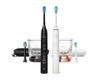 Set 2 bàn chải điện Philips Sonicare DiamondClean 9300s (Black & White/Gold)