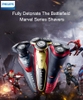 Máy cạo râu Philips 5000 Marvel Hero Series MVL5598 - Phiên bản Captain America