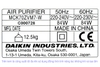 Máy lọc không khí Daikin MCK70ZVM7-W Trắng (48m2)