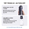 Tăm nước di động 9pmcare Ultra Clean UV (Pin 40 ngày, 4 chế độ + khử khuẩn bằng tia UV, 5 mức tùy chỉnh lực nước)