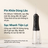 Tăm nước di động 9pmcare Ultra Clean UV (Pin 40 ngày, 4 chế độ + khử khuẩn bằng tia UV, 5 mức tùy chỉnh lực nước)