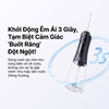 Tăm nước di động 9pmcare Ultra Clean UV (Pin 40 ngày, 4 chế độ + khử khuẩn bằng tia UV, 5 mức tùy chỉnh lực nước)