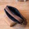 Clutch nam cầm tay mini da bò thật hai ngăn kéo zip, túi cầm tay nhỏ gọn kết hợp đeo chéo, Clutch mini bag Manuk Leather